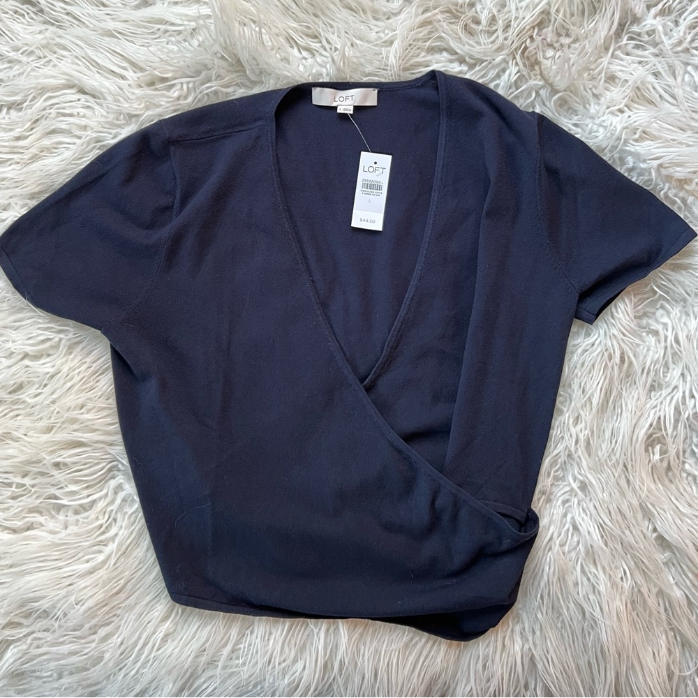 Ann Taylor Crossover Ballet Shirt